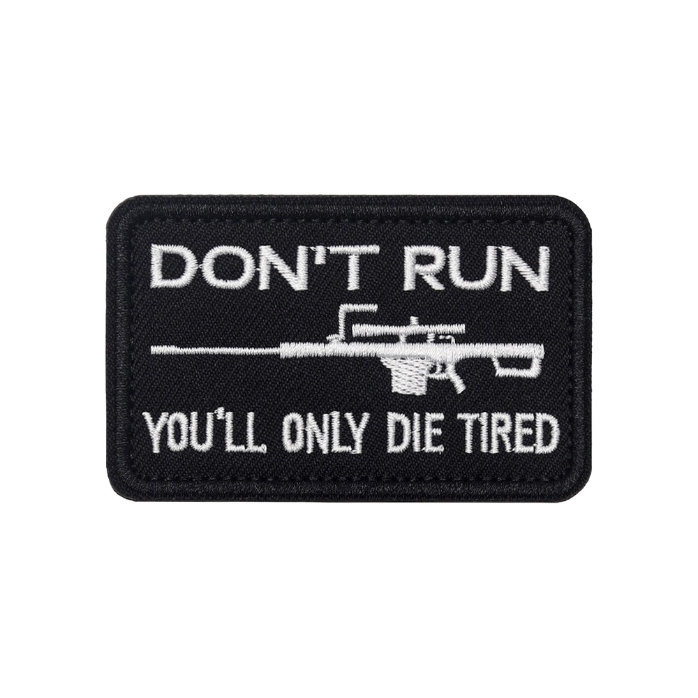 Urban Backpack Tactical - DON'T RUN Fun Meme citación de