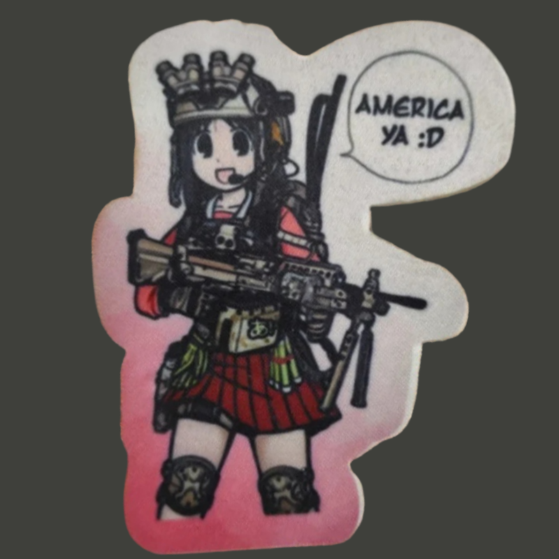 Urban Backpack Tactical - Parche táctico de Chica de Anime,