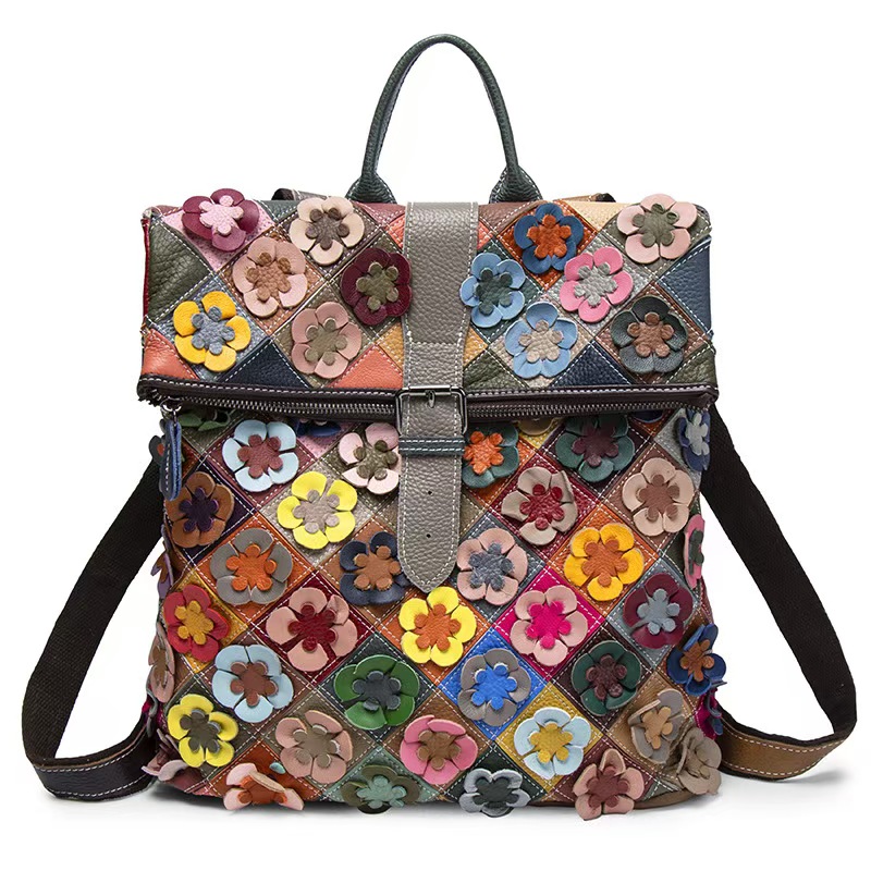 Mochila Vintage de Cuero Genui - Fashion Backpack Women reseña y precio