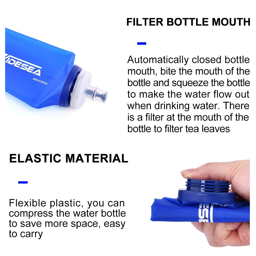 Widesea-botella de agua blanda - Hydration Pack Outdoor reseña y precio